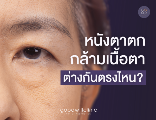 หนังตาตก vs กล้ามเนื้อตา ต่างกันตรงไหน ปก